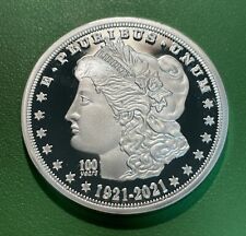 Cook Island Double Liberty Head Dollar 100 Years Coin Silver Clad (71mg .999) picture