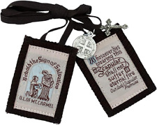 Genuine Homemade Scapulars 100% Real Wool 6 Styles Durable Beautiful Quality picture