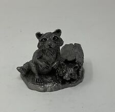 Vintage Pewter Michael Ricker Show Coons 