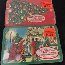 Walgreens Christmas Post Cards  2 Packs Sealed Vintage picture
