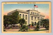 Yuma AZ-Arizona, Yuma County Court House, Antique, Vintage Souvenir Postcard picture
