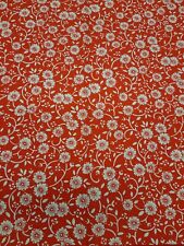 Beautiful Country Calico Print Tablecloth Red & White 50