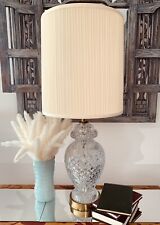 Vintage Clear Crystal Table Lamp picture