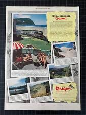 Vintage 1949 Oregon Travel Print Ad picture