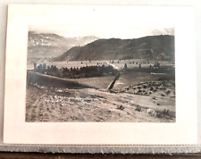 OKANAGAN Water works Photo Cabinet card ~ Fairview Ghost town by KELOWNA BC 1920 picture