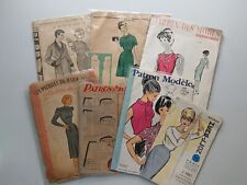 7 Vintage French Sewing Patterns - Patron-Modele, Patron Herbillion & 5 More picture
