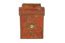 Antique US MAIL Cast Iron Coin Bank picture
