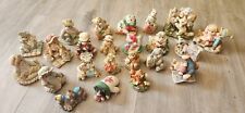 Lot of 23 Vintage Enesco Retired Calico Kittens Christmas Cats 1992-2001 Cats picture