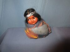 vintage Skookum (Bully Good) Indian doll baby papoose 3 1/2