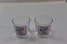  1988 Kellogg's Building 100 Lot of 2 Clear Glass Tumblers Vintage picture