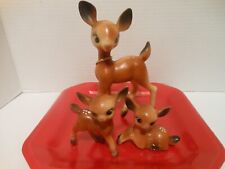 Vintage 1950's Christmas Deer Set of Three picture