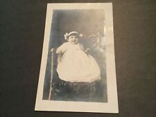 Real Picture Postcard RPPC Of A Baby Baptism  Girl Toddler  Circa 1912 picture
