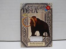 2024 Historic Autographs Prime 2 DNA Wooly Mammoth Employee 7/8 Hair Card picture