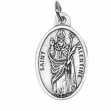 Saint Valentine of Rome Patron of Love and Marriage Medal Silver Oxidized picture