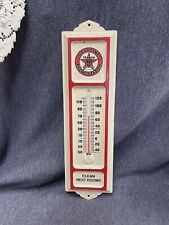 Texaco Gas Oil Service Filling Station Clean Restroom thermometer 13” Works picture