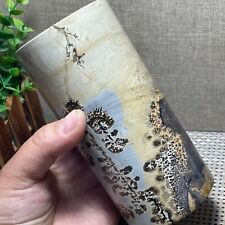 768g Chinese Painting Stone Quartz Crystal Carving Pen holde home decor  A12 picture