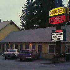 Vintage 1960s Goldcrest Resort Motel Postcard Kings Beach Lake Tahoe picture