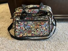 Vintage NICOLE MILLER For Walt Disney Gallery  Mickey Mouse Duffel Travel Bag  picture
