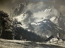 Pierre TAIRRAZ, mountain chalet Chamonix-Mont-Blanc silver print c. 1950 picture