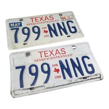 Vintage Set Of Texas 1989 License Plates 799NNG picture