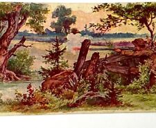 1900 Victorian Trade Card Lillybeck Antiseptic Remedy Hunting Scene Meridian MS picture