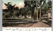 WHITEWATER WISCONSIN MAIN STREET WEST c1910 original antique postcard wi picture