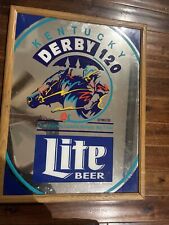 Vintage 1994 Lite Beer Kentucky Derby 120 Mirror Man Cave picture