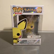 Funko Pop Games Pokemon Pichu #579 Pearlescent Pokemon Center Exclusive Sold Out picture