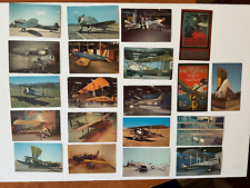Lot 20 Vintage Real Color Picture Postcards Airplanes Sabre Mustang Vertijet   J picture