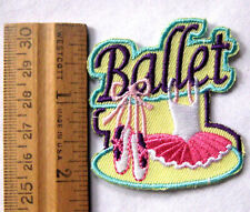 Girl Scout Guide BALLET FUN PATCH Dancing Dance Troop Concert Sport Badge Award picture