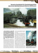 German Society for Railway History takes over railway operationsw. Info card picture