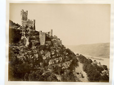 Germany, Vintage Sonneck Castle albumen print.  21x27 Albumin Print picture