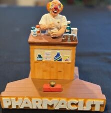 CLOWN PHARMACIST Dave Grossman Creation Signed 1986 Pharmacy Store Display Japan picture