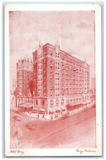 1948 Hotel Gary Building Street View Cars Gary Indiana IN Vintage Postcard picture