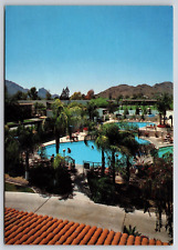 Scottsdale AZ Sheraton Scottsdale Resort Postcard Vintage Card Pool View picture