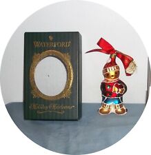 RARE FIRST ISSUE Waterford Gingerbread BOY 2001 Christmas Holiday Ornament~Box picture