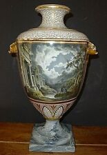 Chamberlains Worcester Important RARE Museum Nocturnal Greco Roman Vase c.1820  picture