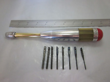 Craftsman 4220 Push Drill With 8 Drill Bits 1960's Era picture