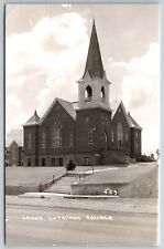 Minnesota~Lands Lutheran Church~Real Photo Postcard~1940s RPPC picture