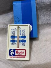 Vintage Metal Mini Thermometer, Moroco, New, Original Packaging, picture