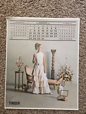 Vintage Timken Calendar March 1971 picture
