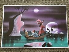 Mary Blair Peter Pan Captain Hook Skull Island Concept Art Poster Print 11x17  picture