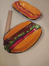 Hamburger and Hotdog Trays great for cookout or any fun time picture