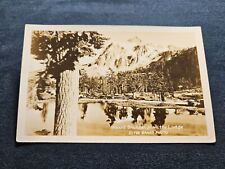 Postcard WA Washington RPPC Real Photo Mt. Mount Shuksan From The Lodge picture