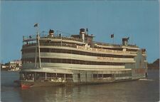 S.S. President Sightseeing Steamer, New Orleans, LA c1960s UNP Postcard 6399c4 picture