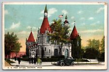 Saginaw MI-Michigan, City Hall, Antique Vintage Postcard picture