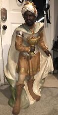 LARGE 42” Outdoor Nativity Statue King/ Wiseman Balthazar picture