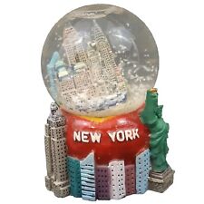 NEW YORK CITY SNOWGLOBE, SLANTED, MINIATURE, HOLIDAY, SEASONAL, DECOR, MINI picture