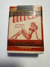 1950s MILD CIGARETTE VIEWER Art Studies Series No. 1 - 20 Pics of Pin Up Girly picture