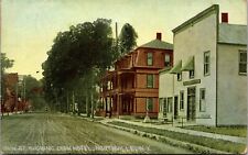 Postcard Main Street Showing Lyon Hotel in Northville, New York~2605 picture